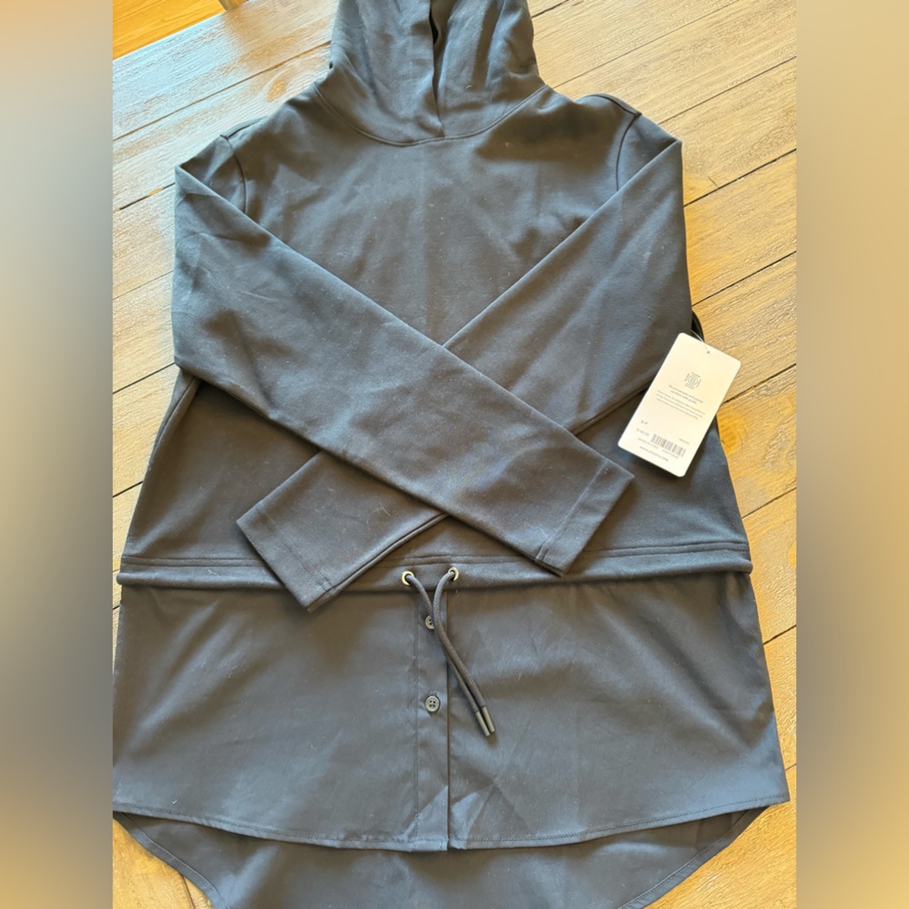 NWT Athleta Gallery Hooded Top Ladies Size Small